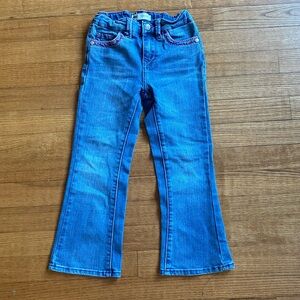 Levi's Girls 4-5 years Flared Blue Jeans